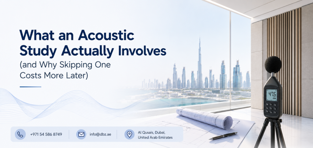 What an Acoustic Study Actually Involves (and Why Skipping One Costs More Later)