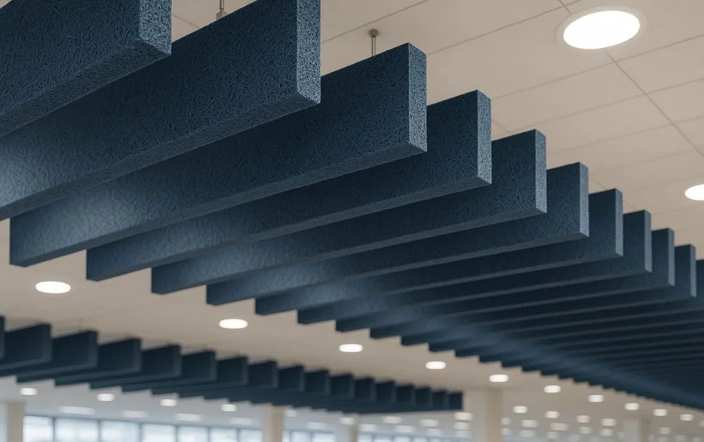 Clouds of Quiet How Acoustic Baffles Clouds Enhance Your Space
